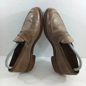 Allen Edmonds Addison Men 9.5 Brown Leather Penny Loafers 4074 Amazon.com | Allen Edmonds Men main image 4